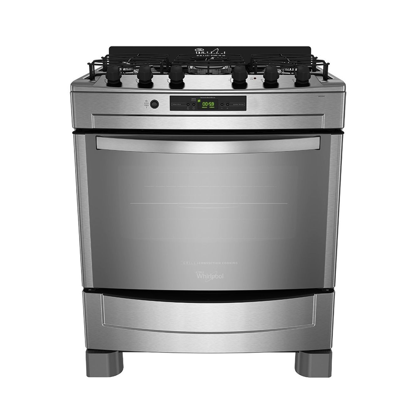 Cocina Whirlpool 5 Hornallas Inoxidable – SudamerisClub